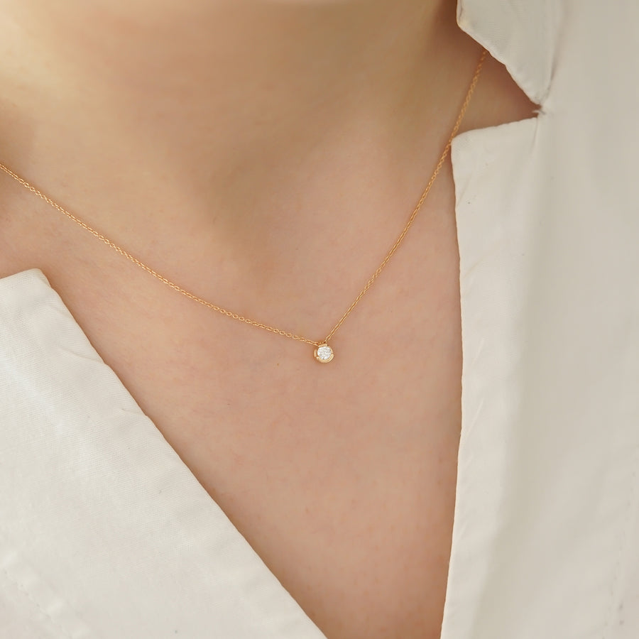 LUNA PIRLANTA KOLYE - 0,05 ct