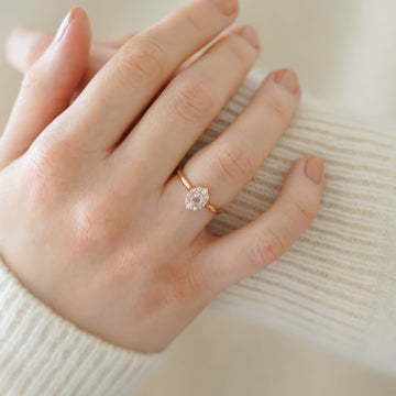 YUVARLAK LOTUS MORGANITE TEKTAŞ